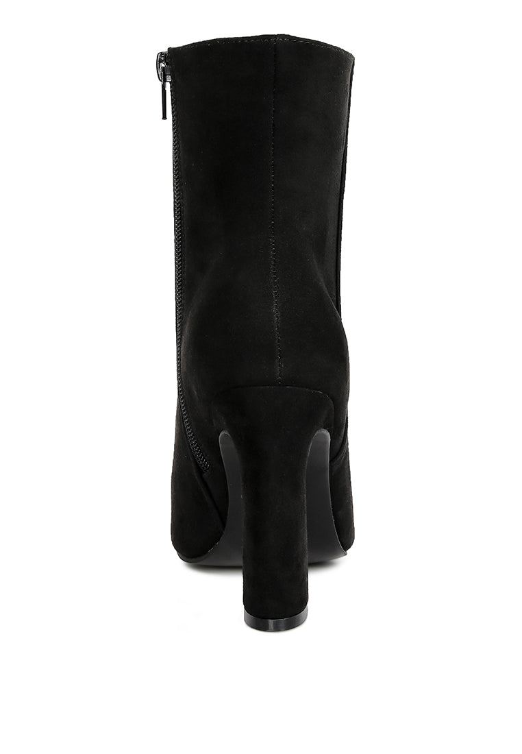 Block Heeled Ankle Boots