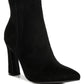 Block Heeled Ankle Boots