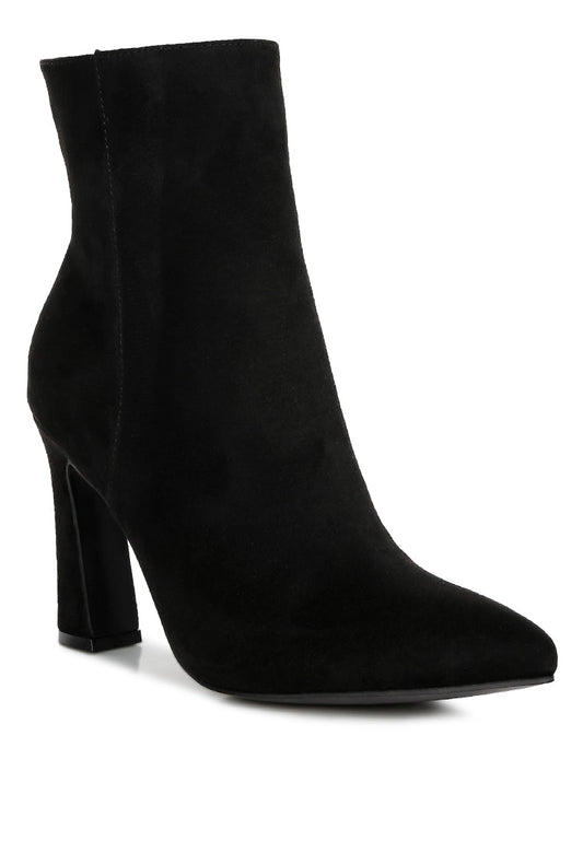 Block Heeled Ankle Boots