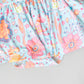 Blue Retro Unicorns S/S Twirl Bodysuit
