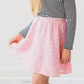 Bubblegum Pink Sequin Twirl Skort