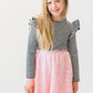 Bubblegum Pink Sequin Twirl Skort