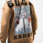 Bugs Bunny Graphic Unisex Oversized Hoodie - Vintage Cartoon