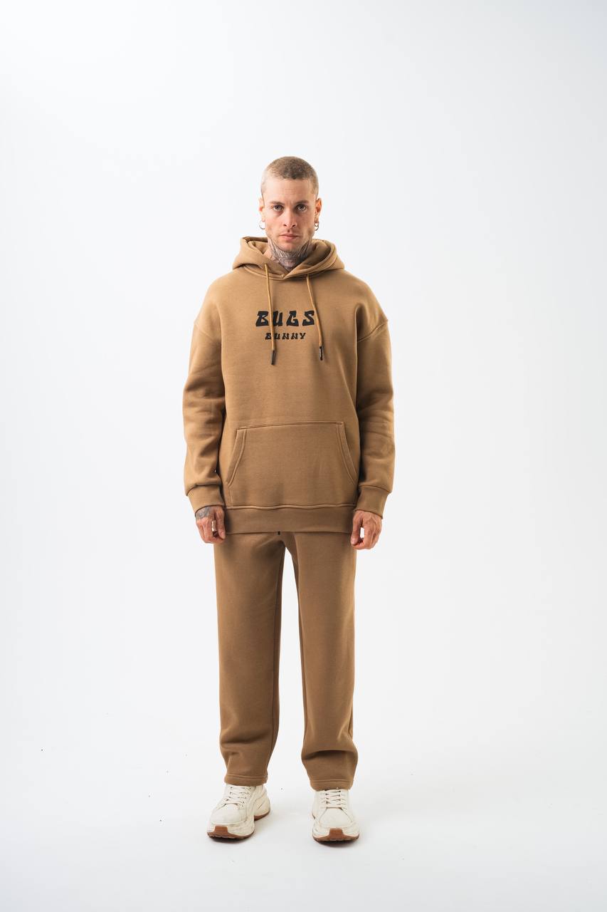 Bugs Bunny Graphic Unisex Oversized Hoodie - Vintage Cartoon