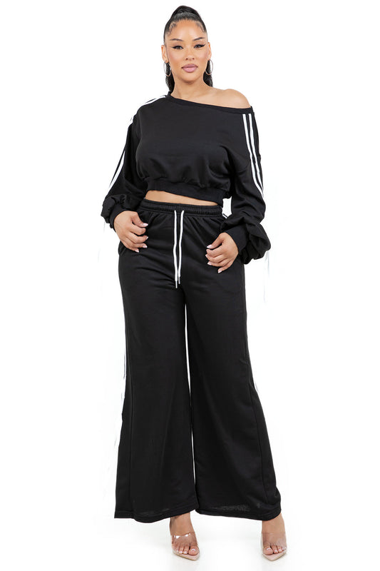 “Chill Vibes” Sweatshirt & Pants Set