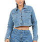 “Denim On Denim” Denim Jacket & Shorts Set