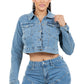 “Denim On Denim” Denim Jacket & Shorts Set