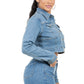 “Denim On Denim” Denim Jacket & Shorts Set