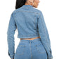 “Denim On Denim” Denim Jacket & Shorts Set