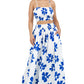 “Delicate Flower” Top & Skirt Set