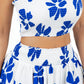 “Delicate Flower” Top & Skirt Set