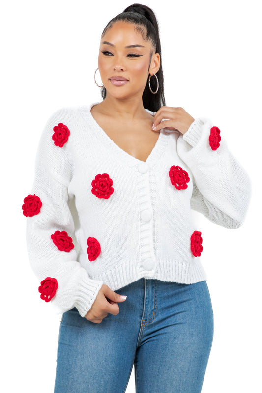 “Bloom” Sweater Cardigan
