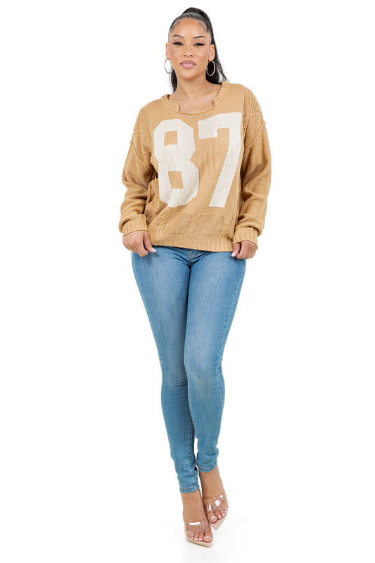 “Game Played” Casual Sweater