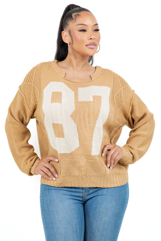 “Game Played” Casual Sweater