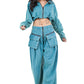 “A Rebel” Two Piece Denim Set