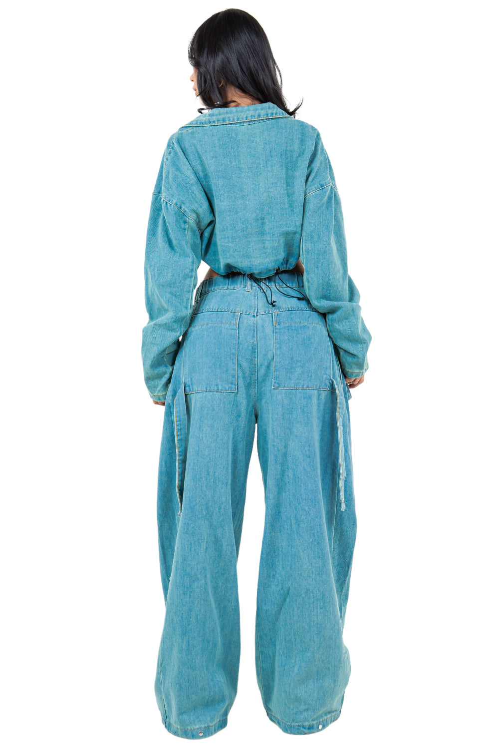 “A Rebel” Two Piece Denim Set