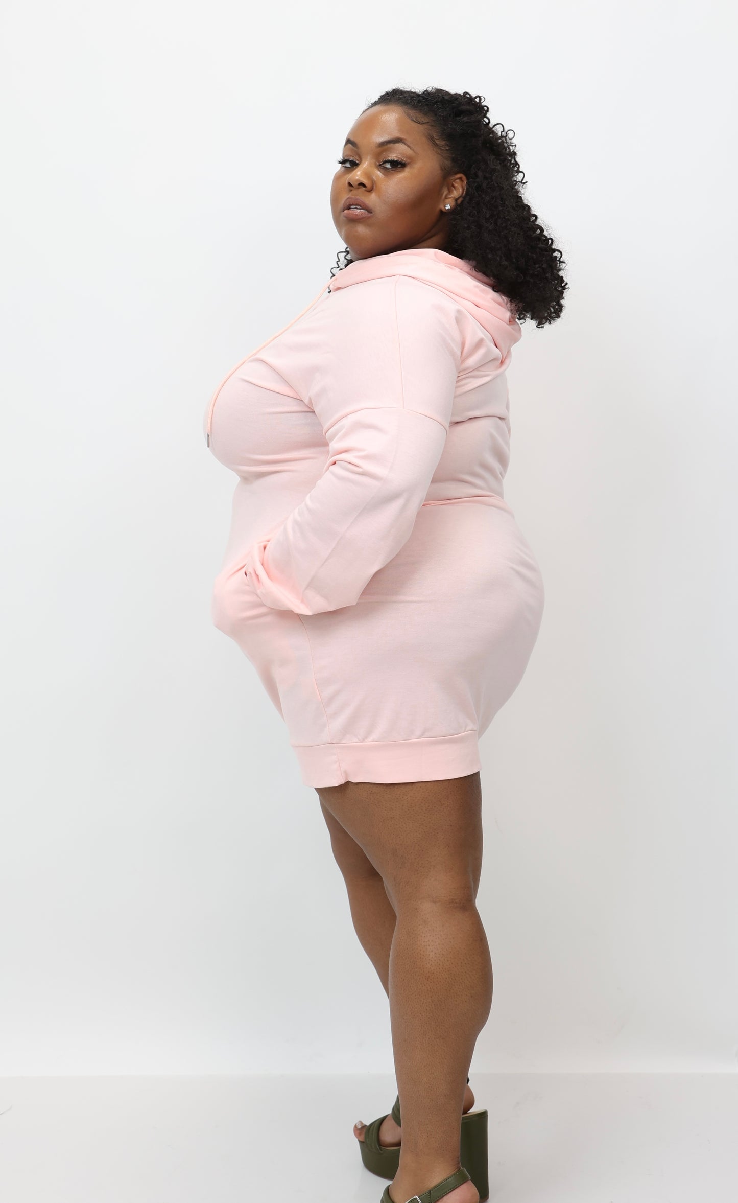 “Hot Girl Hoodies” Sweater Dress