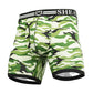4.0 Polyester Camo Men's Dual Pouch Boxer Brief
