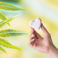 CBD -  5 Hearts Shaped Shower Steamers/ fizzies with CBD - in a Gift Box - Can be personalized. (THC free)
