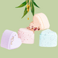 CBD -  5 Hearts Shaped Shower Steamers/ fizzies with CBD - in a Gift Box - Can be personalized. (THC free)