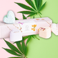 CBD -  5 Hearts Shaped Shower Steamers/ fizzies with CBD - in a Gift Box - Can be personalized. (THC free)