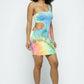 “Masiko” Green Mini Dress