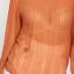 “Lucious” Cinnamon Lace Top