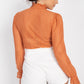 “Lucious” Cinnamon Lace Top