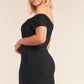 “Allegra” Black Bodycon Mini Dress