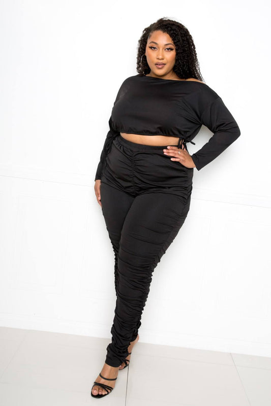 “Constance” Black Leggings Sets