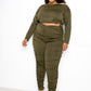 “Constance” Olive Leggings Sets