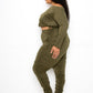 “Constance” Olive Leggings Sets