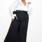 “Cecilla” White Wrap Top