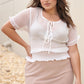 “Danica” Sheer Top