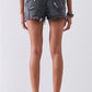 “So Ripped” Black Mini Shorts