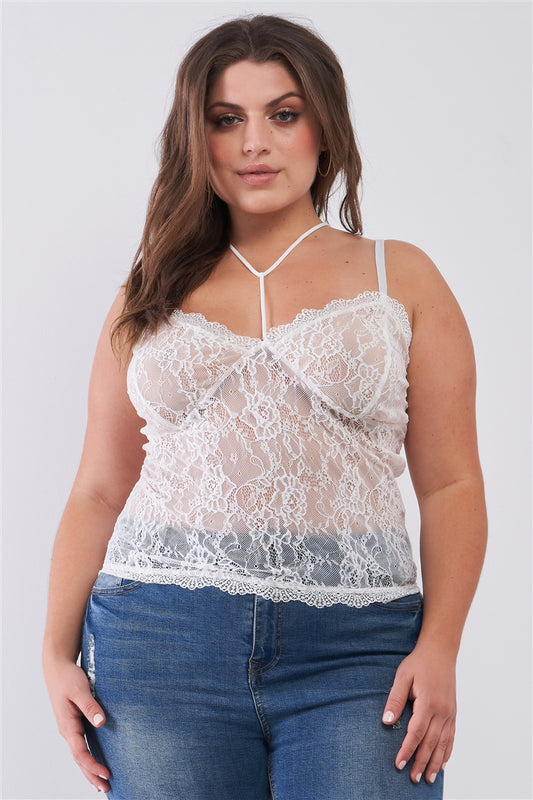 “Courtney” White Bustier Top