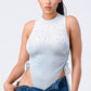 “Extremely IT” Light Blue Bodysuit