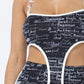 “Logic” Black Leggings Set