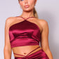 “Diva Deluxe” Burgundy Top