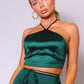 “Diva Deluxe” Hunter Green Top