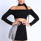 “Priè” Black Skirt Set