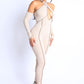 “Morgan” Taupe Off Shoulder Set