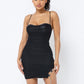 “Clara” Mesh Mini Dress