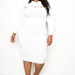 “Electra” White Bodycon Dress