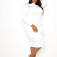 “Electra” White Bodycon Dress