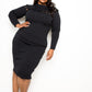 “Electra” Black Bodycon Dress
