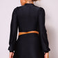 “Lauren” Black Mini Skirt Set
