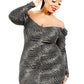 “Elinda” Glitter Dress