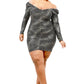 “Elinda” Glitter Dress