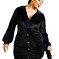 “Florrie” Black Velvet Dress